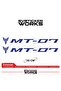 Yamaha Mt-07 Compatible Text Sticker – High Quality Custom Cut Foil (Set of 2)