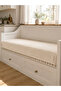 Tasseled Linen Sofa Cover Bohemian Decorative Sofa Cover for Sofa Bed Covering the Seating Area - 2
