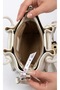 Multi-Compartment Zippered Women's Hand and Shoulder Bag - 4