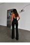 WOMEN'S STONE EMBELLISHED DENIM JEANS SHINY JEANS - 4
