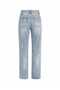 Women's Distressed Light Wash Slim Fit Denim Jeans - 4