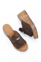 Mnrs 14412 Thick Soled Slippers with Buckle Detail - 3