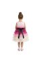 - Tiered Ombre Tulle Flower Girl Dress - Orange, Pink - 1Y to 6Y - 3