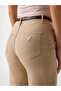 Wide Leg Women's Beige Pallazo Trousers W6Ya1Ad1444-F14Z - 4