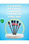 5-Piece Car Cleaning Brushes - Deep Cleaning with Different Size Brushes