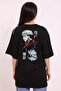 Unisex Crew Neck Printed Oversize Tshirt - 2