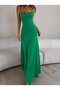 Women's Rope Strap Round Neck Long Sandy Dress - 3