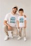 Father Son Combination Sold as a Single Item 100% Cotton Oversize T-Shirt Father's Day Gift