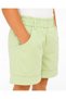 Girl's Shorts with Elastic Waist, Pocket Detail, and Folded Legs - 3