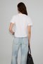Asena Women's Soft and 100% Organic Cotton World Cup Special Printed White T-Shirt - 5