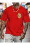 Erke Lion Emblem Printed T-Shirt New Season Oversize Casual