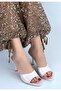 Women's Slippers Beige Patent Leather Daily Wiel - 3