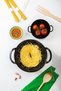 طقم مصفاة أكريليك أسود مكون من قطعتين (مصفاة المعكرونة والأرز) - 3