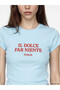 Text Printed 100% Cotton Women's T-Shirt - 3