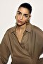 Linen-blend wrap shirt - 2