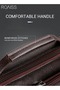Men Stylish Briefcase with Adjustable Shoulder Strap, Multifunctional Crossbody Bag with Multi Pocke - 7