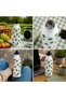 Palm Children's Thermos Bottle with Straw 470 ml Stainless Steel Leak-Proof Insulated Water Bottle - 6