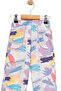 Girls' Colorful Paint Patterned Trousers Pocket Colorful Piping Thin Fabric Summer Children's Pants - 6
