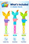 Bird Bubble Wand Set with Propeller Wings for Kids 3 Pcs Assorted - 6