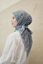 Tile Pattern Organic Cotton Crush Scarf - 4