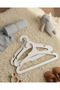 Baby Clothes Hangers - Set of 20 Natural Wooden Baby Wardrobe Organizers (20 cm) - 4