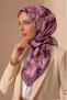 Floral Pattern Scarf Series Plum