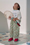 Patterned Trousers Baklava Green