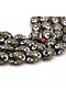 Yusr Crescent & Star Rosary 33 Beads 10mm Black Prayer Beads 51g Luxury Tasbih with Silver Tassel - 5