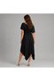 Women's Asymmetrical Cut Skirt Blouse Bottom Top Set - 4