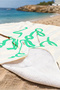 Striped Summer-Themed Stylish Beach Towel - Mediterranean Style Pastel Marine Quick-Dry Microfiber Towel - 5