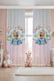 Colorful Fairy Tale World Patterned Children's Baby Room Background Curtain (Single Wing Pricing)