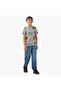 Boys Crew Neck T-shirt with Fun Print - Cotton - Short Sleeve - 2