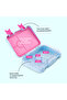 4 Compartment Bento Lunch Box – Leakproof BPA Free Food Container for Kids, Flamingo Aqua - 3