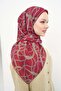 Monare Scarf Belt Burgundy 90X90 - 3