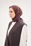 Tencel Monare Scarf Stone Pattern Burgundy 90X90 - 3