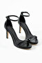 Layla Black Open Back Evening Dress Platform Heeled Shoes - 2