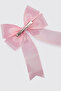 Girl's Tulle Detailed Pink Ribbon Buckle Set - 3