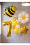 Bee and Daisy Concept Age Balloon Set Bee and Daisy Theme Party Birthday Party Balloon Set