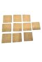 Plain MDF Wooden Fridge Magnet Blanks Cutouts - Square (Pack of 10) - 7