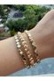 Modern Steel Women's Bracelet with Triple Zircon Stones, Tarnish-Resistant - 4