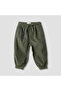 Solid Corduroy Cargo Joggers with Pockets