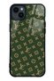 iPhone 14 Plus Green Lv Design Glossy Phone Case