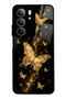 Realme C75 Yellow Galaxy Butterfly Design Glossy Phone Case