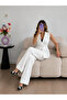 Waist-Tied Pleated Vest Trousers Blazer Suit - 2