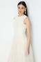 Maxi Tulle Dress with Embroidery Detail - 4