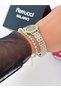 Steel Strap Minimal Case 2 Year Warranty 3 Atm Waterproof Women's Wristwatch + Bracelet Gift - 6