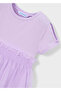 Girl's Combination Tulle Dress Lilac 3915 - 5