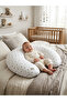 Breastfeeding Pillow, 100% Cotton Washable Zippered Breastfeeding and Support Cushion, Yıldız Hamile Destek - 4