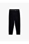 High Waist Striped Carrot Pants with Belt Detail and Pockets - Navy Blue Striped - 2