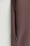 Plus Size Brooched Robe with Elastic Sleeves - Brown - 8